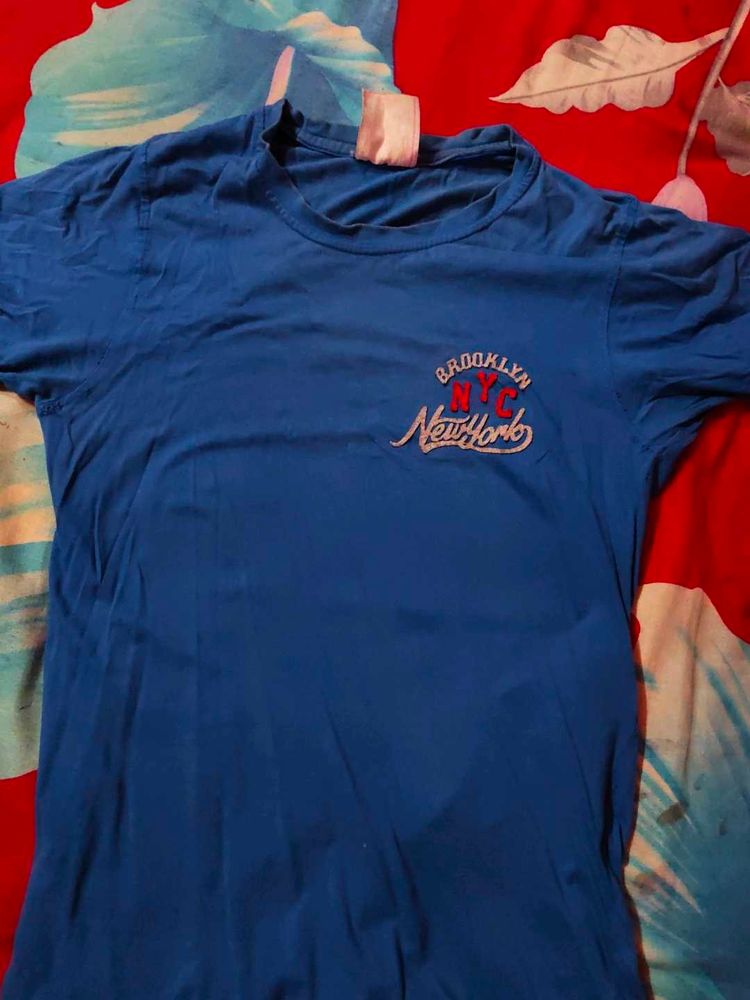 Blue Brooklyn NYC Tee