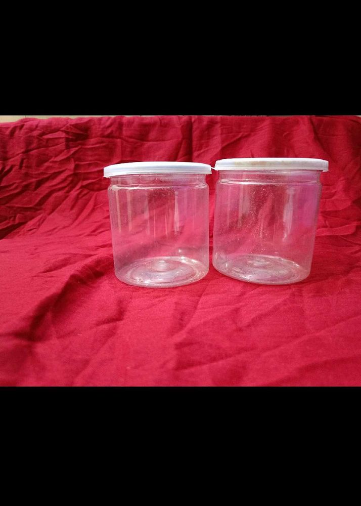 Plastic Storage Containers (Set of 2)