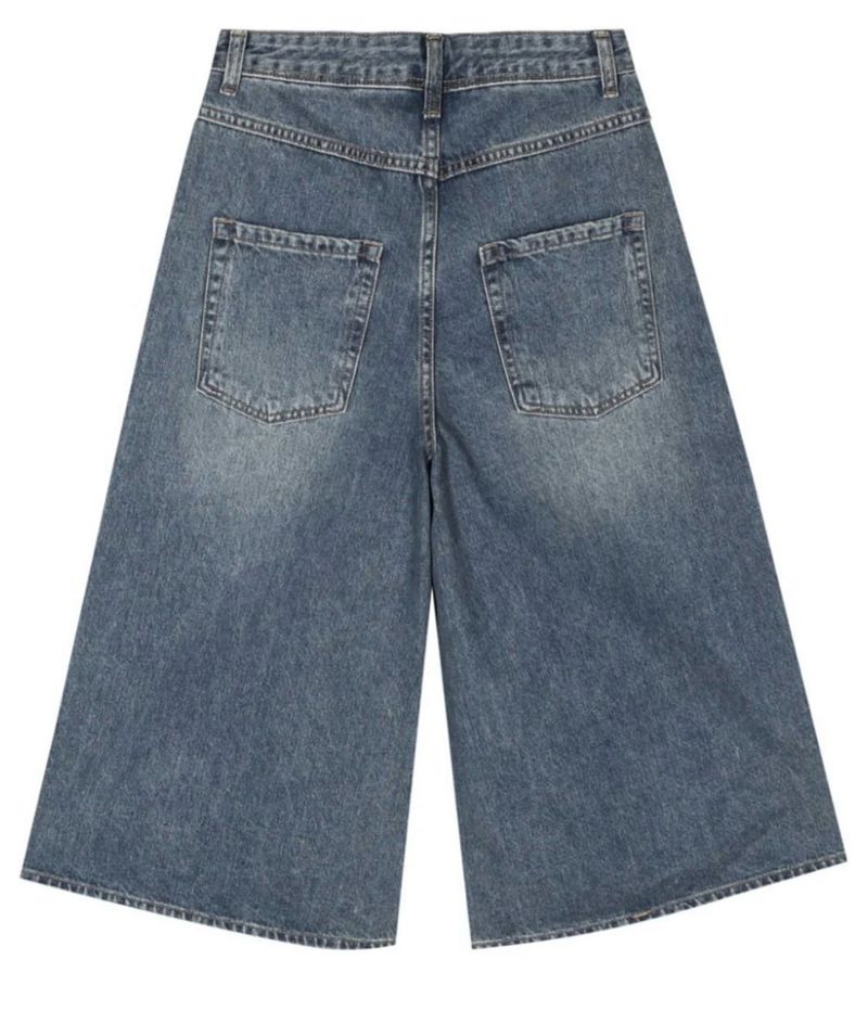 Wide Leg Denim Jeans
