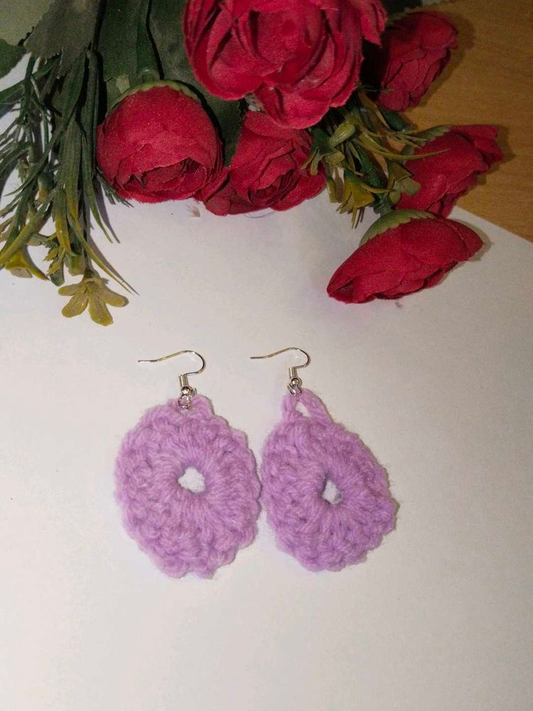 Crochet Drop Earrings