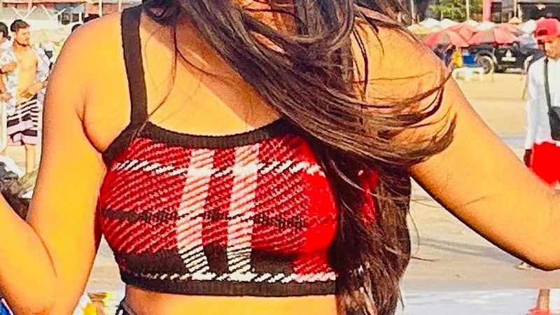 Red Plaid Crop Top