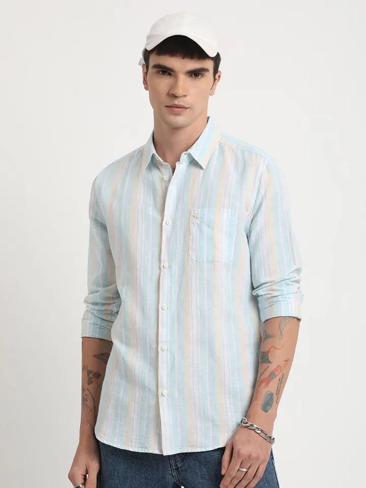 Last Price The bear house M Striped Casual Shirt