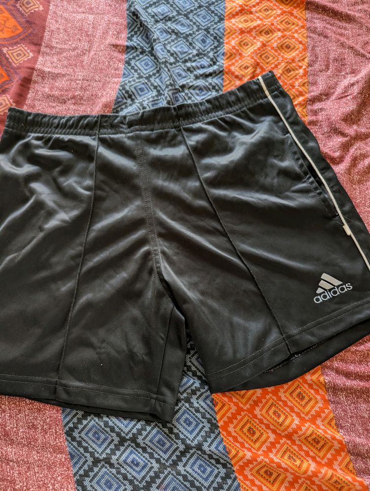 Adidas Black Shorts For Gym And Casuals