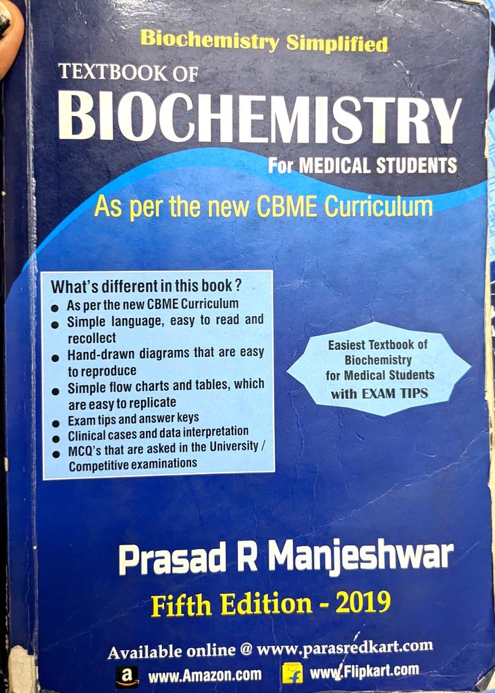 Biochemistry For Medical Students By Prasad R Manjeshwar