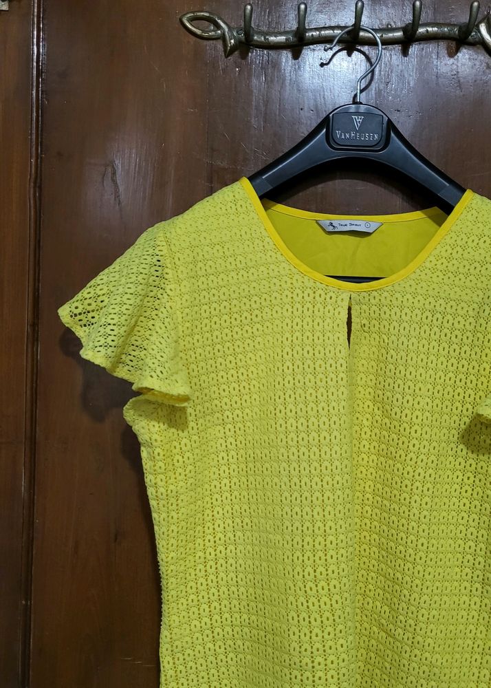 Yellow Cute Top