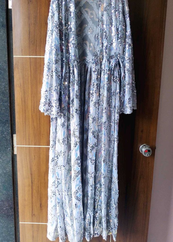 Sparkling Sequin Duster Jacket