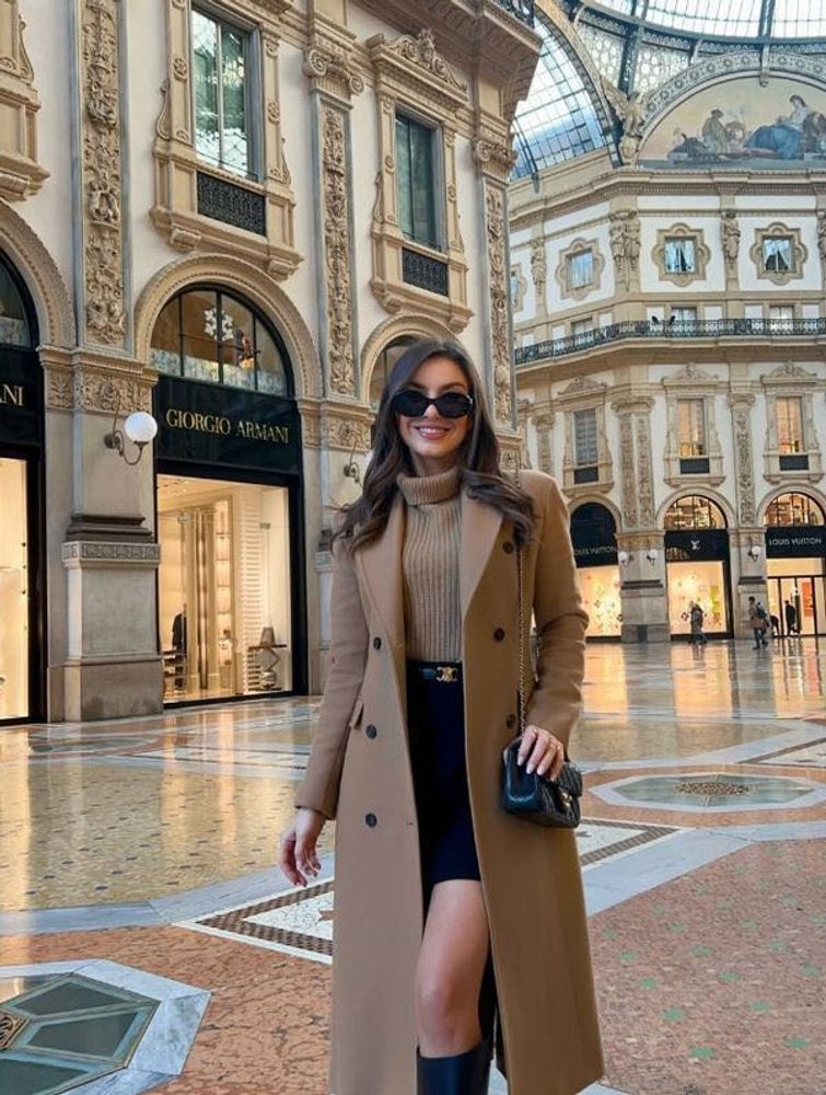 ZARA Pintresty 🌸double cheasted coat