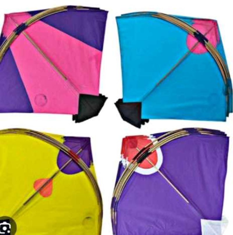 Colorful Kites - Set of 30 Paper Lakhnow Kite