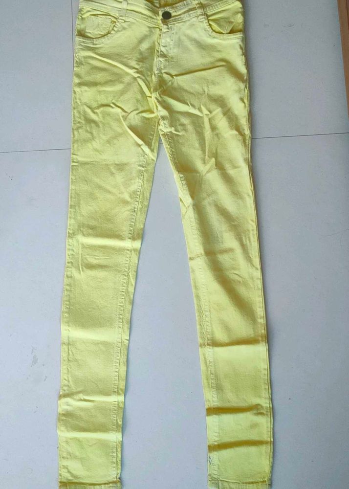 Yellow Denim Jeans