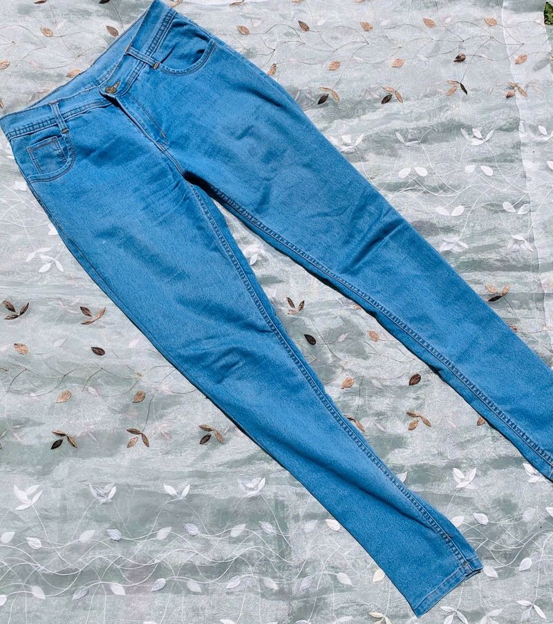 Women Light Blue Denim-Jeans