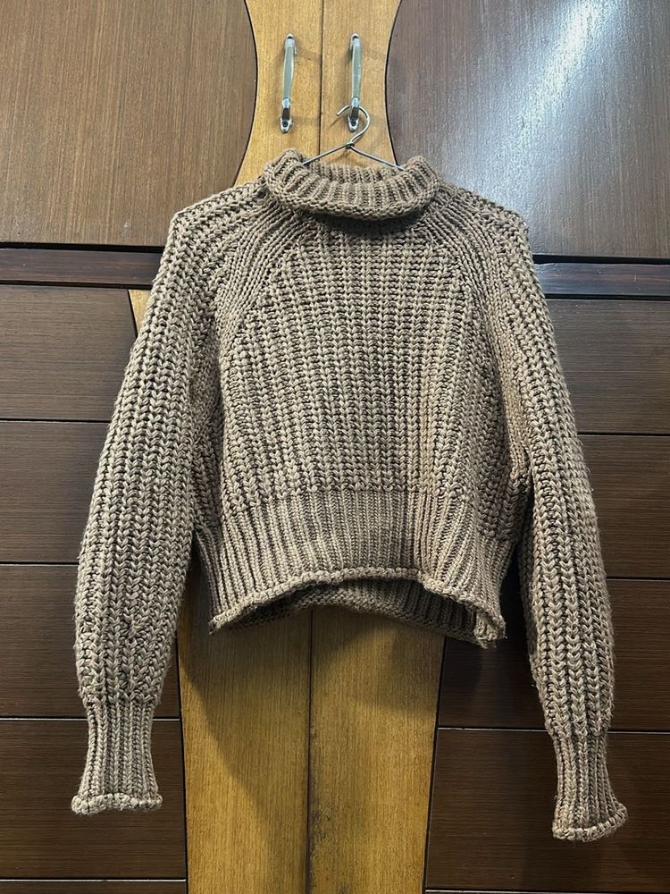 Chunky Knit Turtleneck Sweater