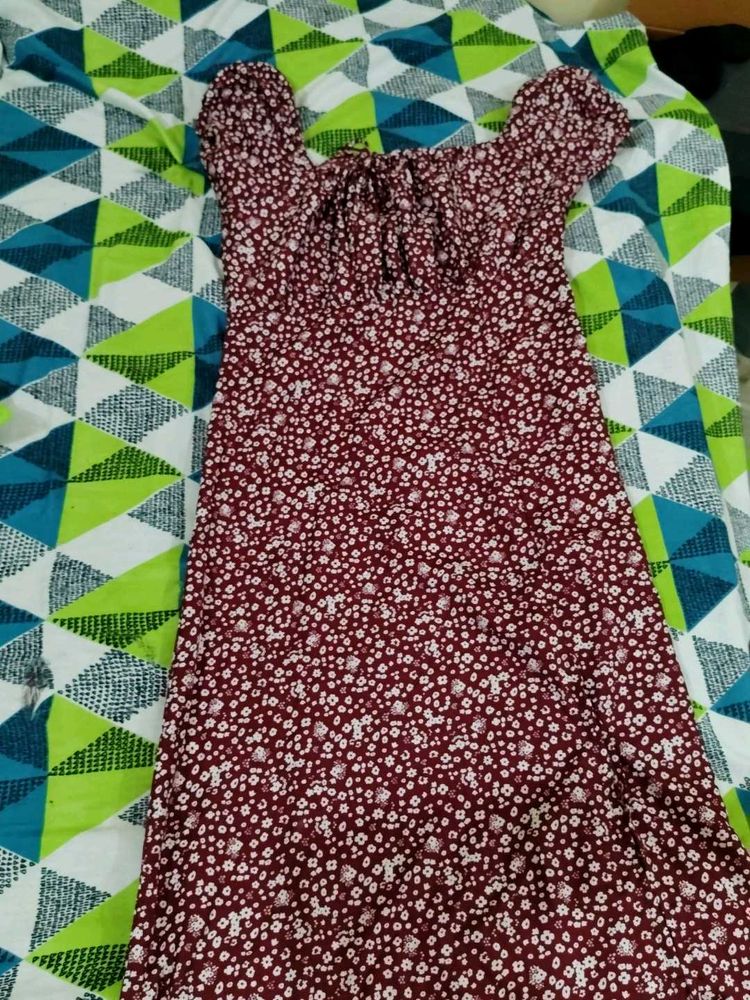 Floral Print Midi Dress