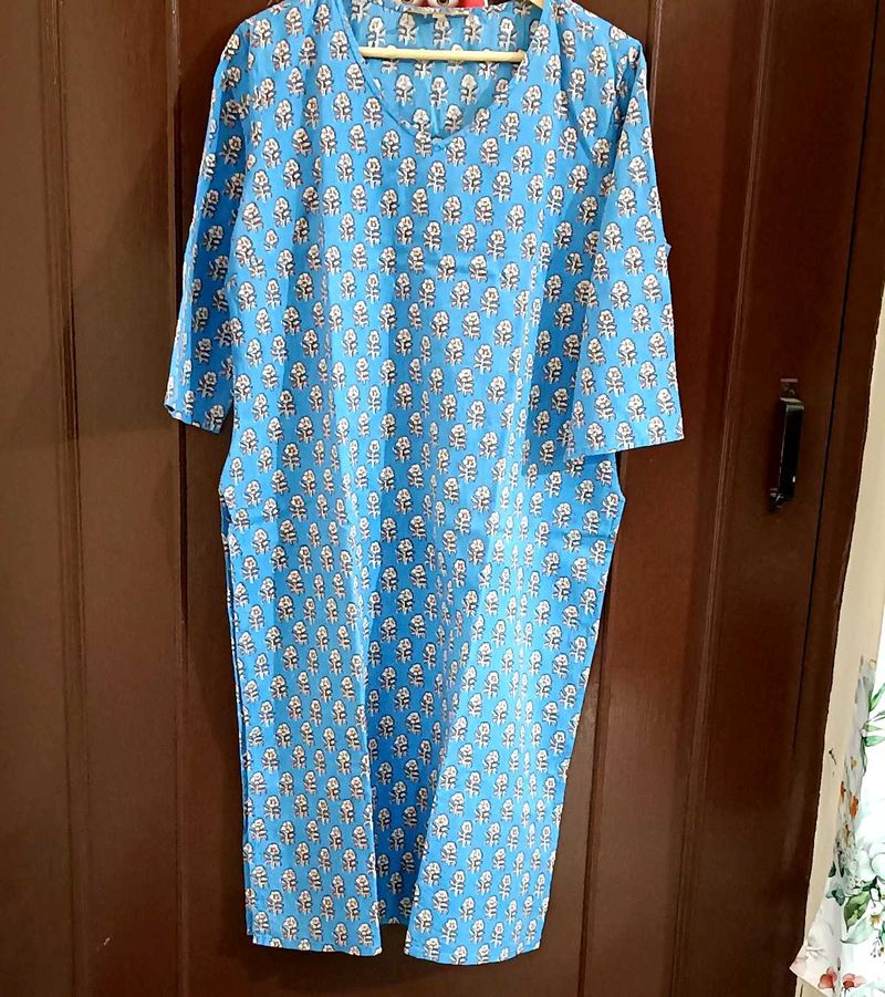 Sky Blue Kurta