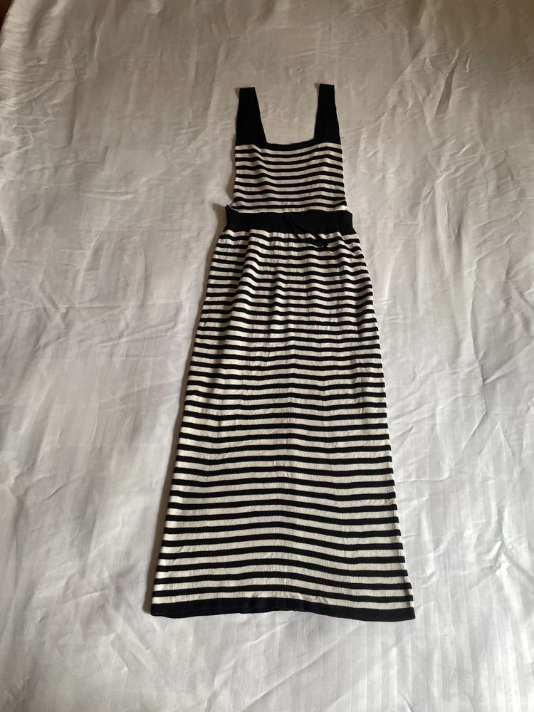 Striped Knit Dress/jumpsuit