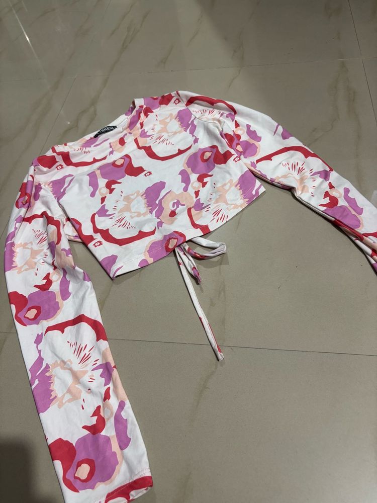 Floral Crop Top