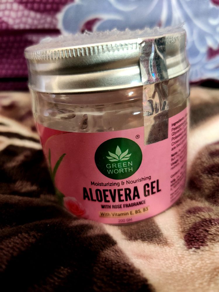 Greenworth Pure Alovera Gel (with Rose Fragrance)