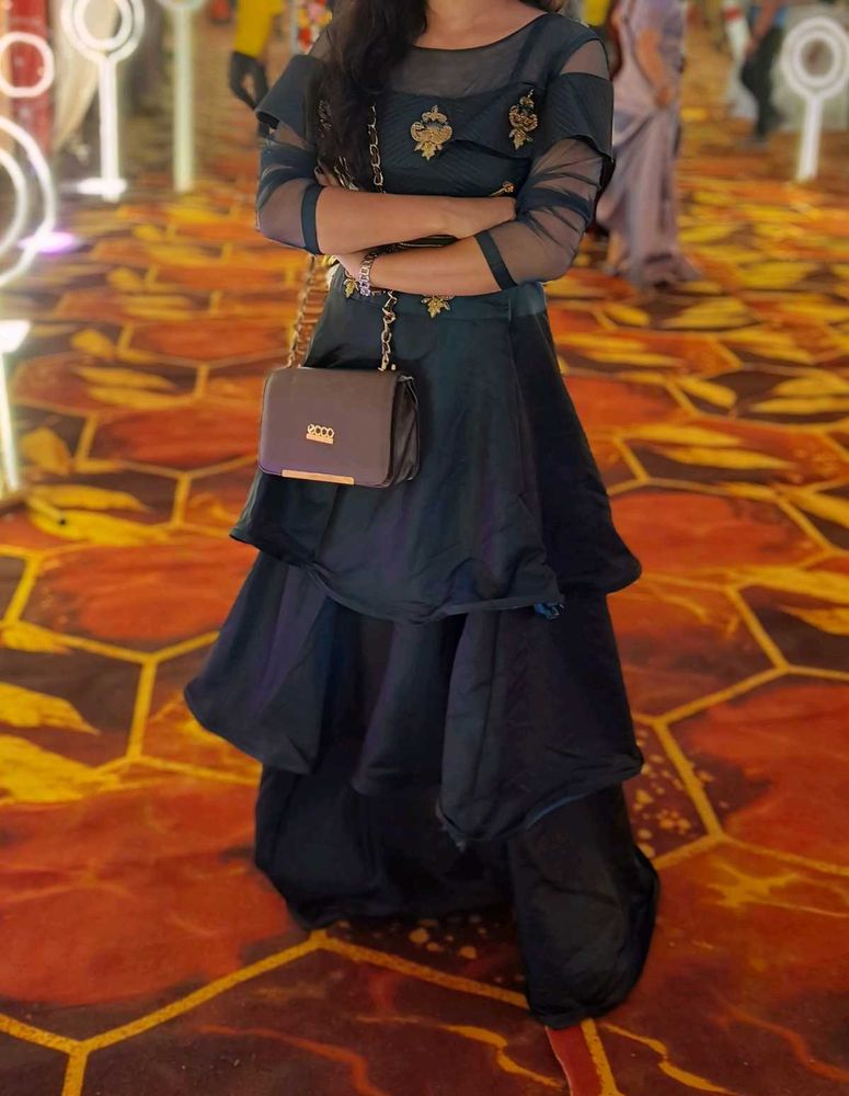 Gown Cum Lehanga