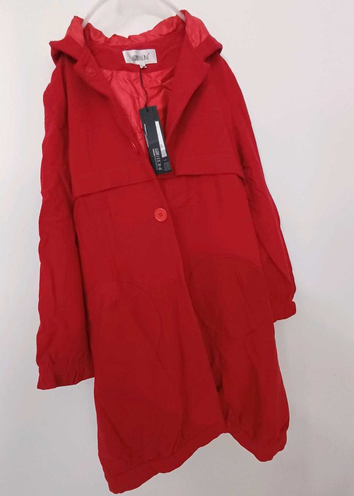 Red Hooded Coat