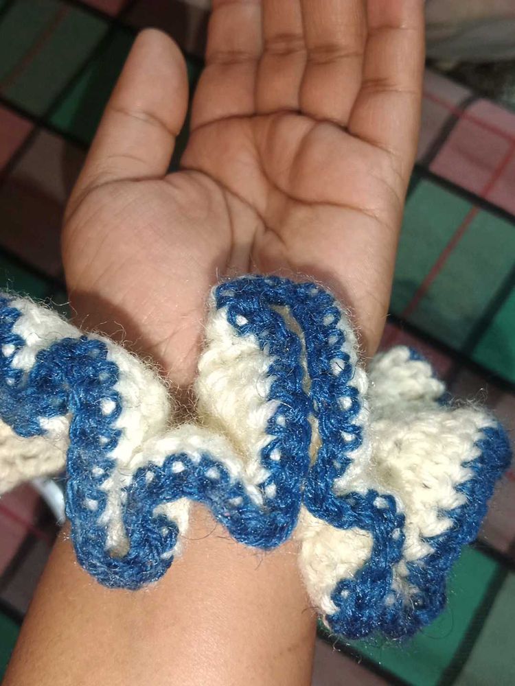 Handmade Knitted Scrunchie