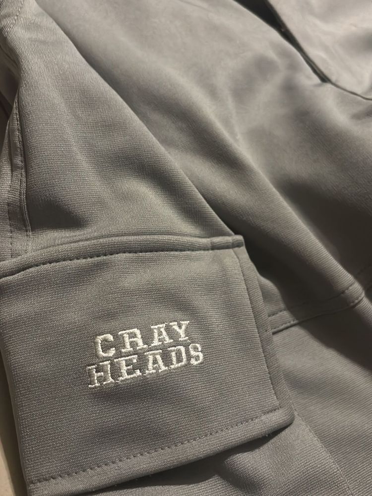 Grey Six Pockets Cargo Pants Xs