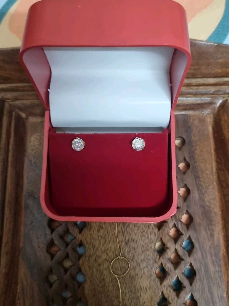 Golden Stud Earings