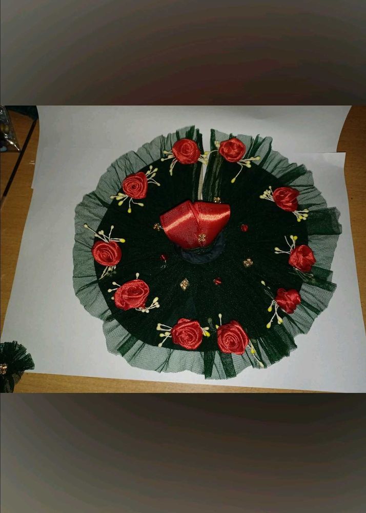 Hariyali Teej Green Dress For Laddu gopal