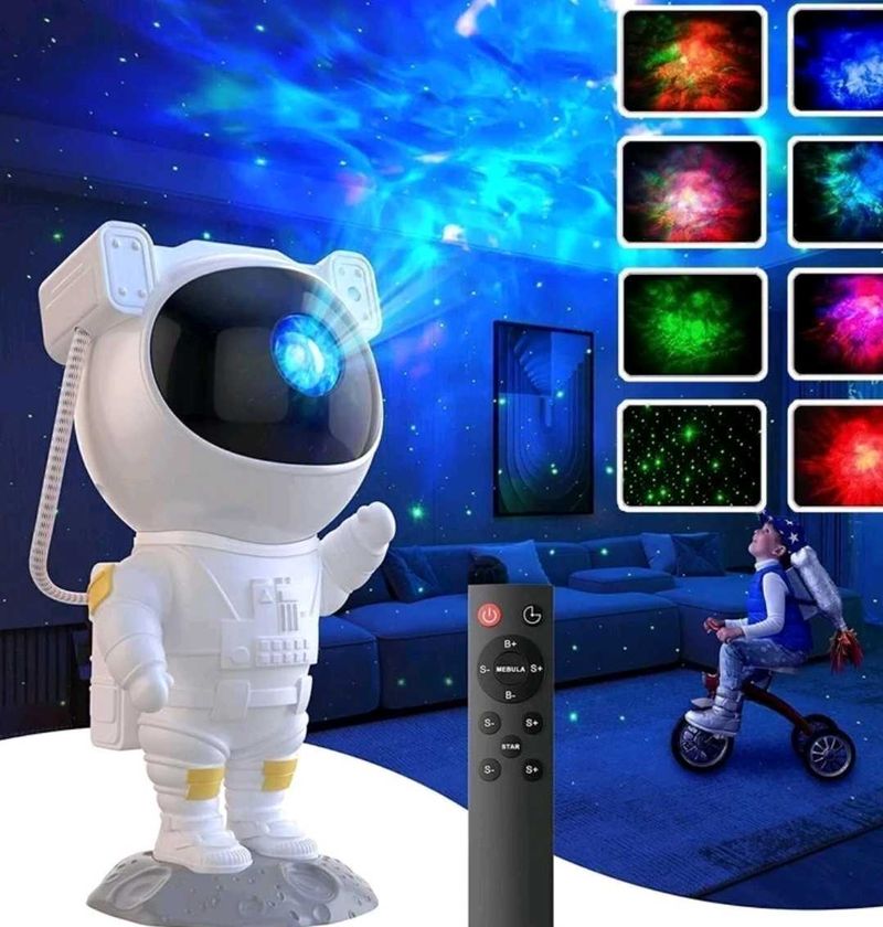 Astronaut Star Projector night lamp