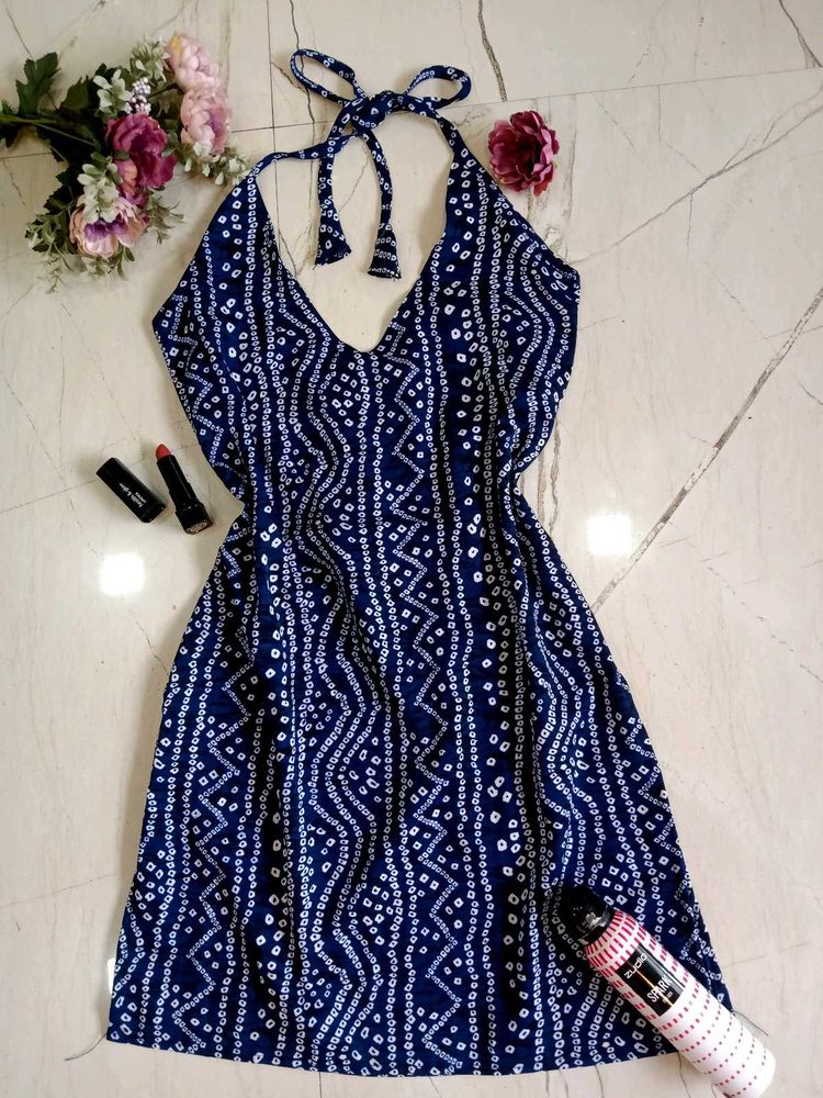 🆕 Viral Halter Neck Back Criss-crossneck Kurti 🎀