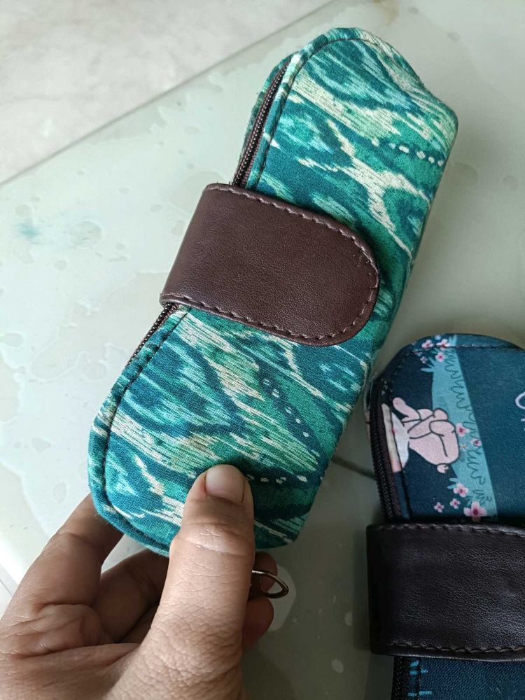 Handcrafted Ikat google Pouch