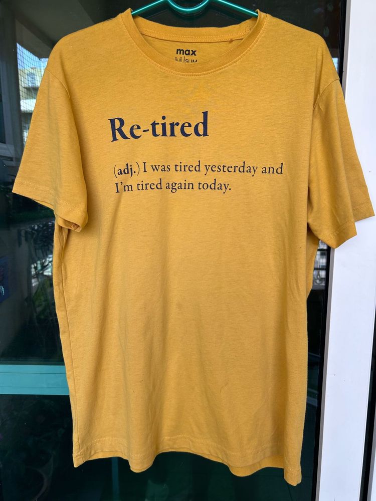 Casual Yellow Tshirt