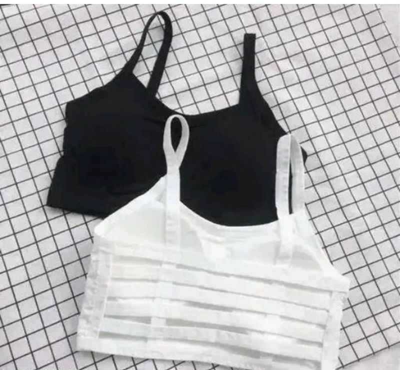 Summer Cotton Paded Bra