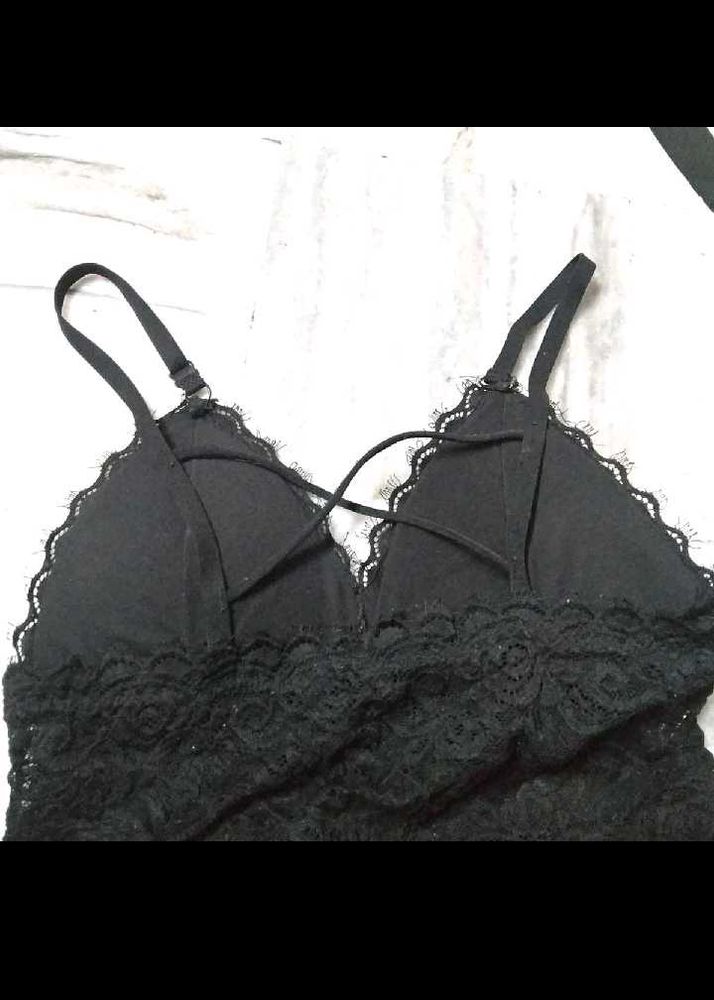 Black Bralet Free Size