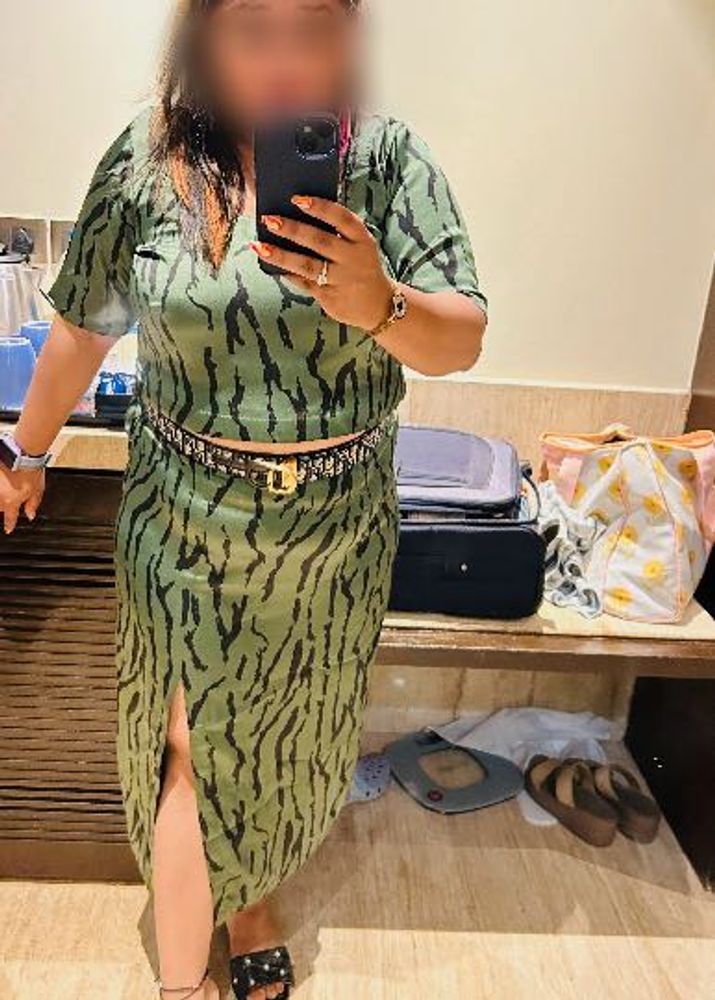 Green &amp; Black Co-ord Set