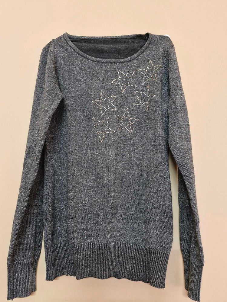 Gray Star Sweater