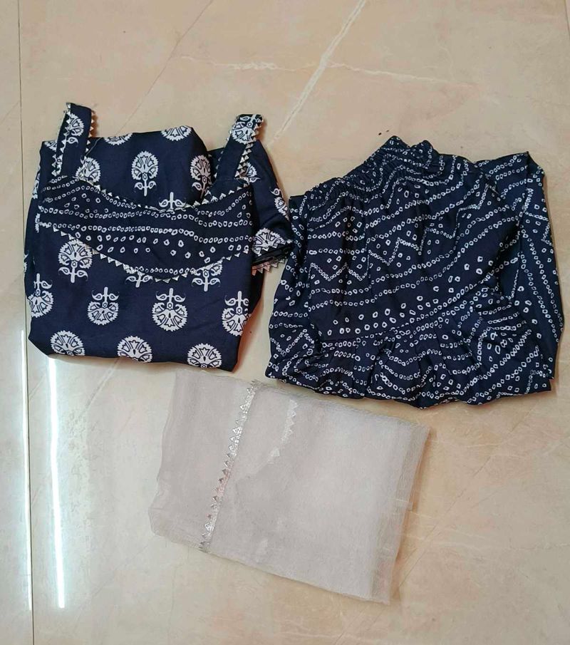 14_16 YrsNew girls kurti dhoti set Fix Price