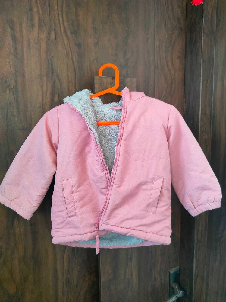 Stylish Cute Pink Kids Jacket