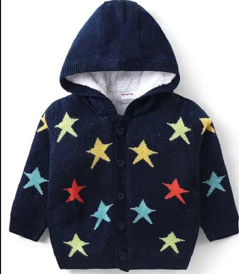 Babyhug Knitted Full Sleeve Sweater