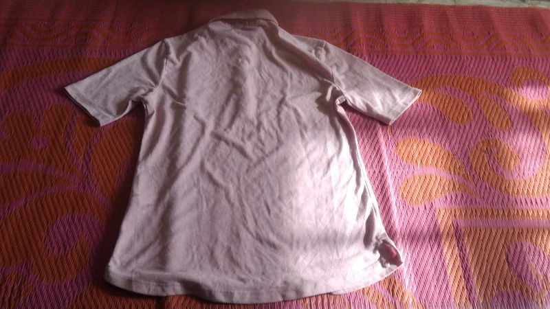 Light Pink Casual T-Shirt and joker pants