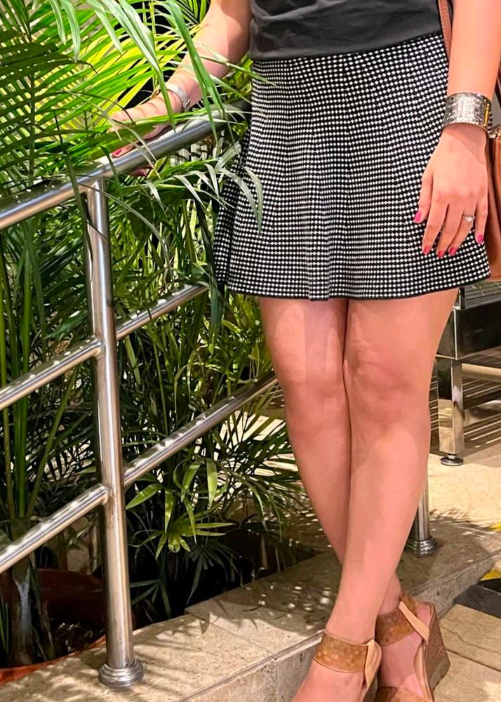 Mini Skirt Black &amp; White For Women❤️❤️❤️