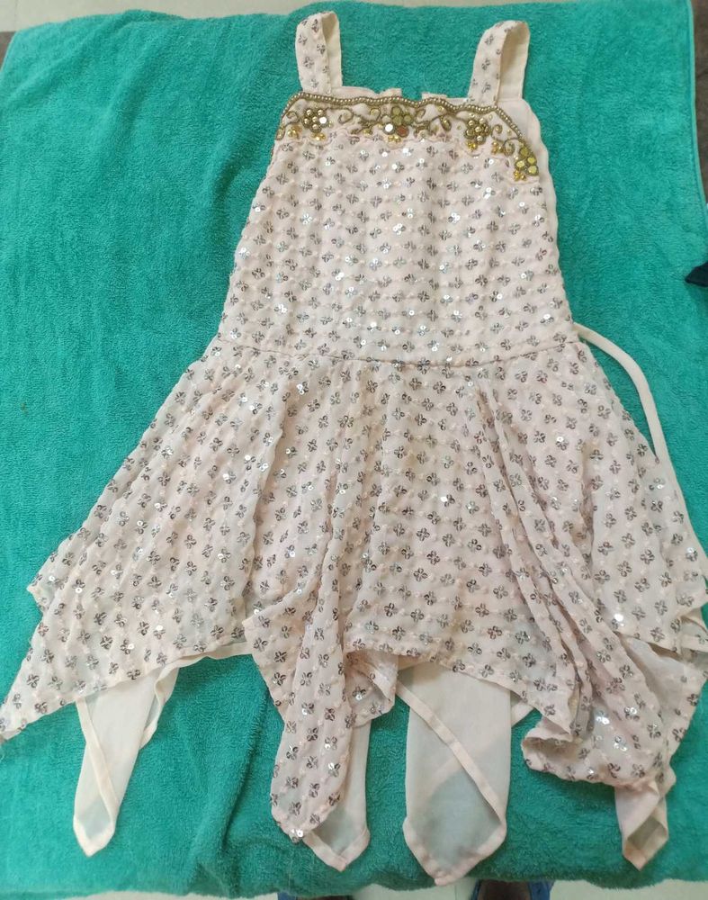 Peach Color Dress For Girl