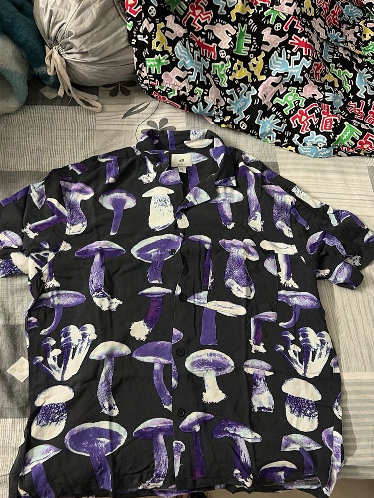 Mushroom Print Shirt