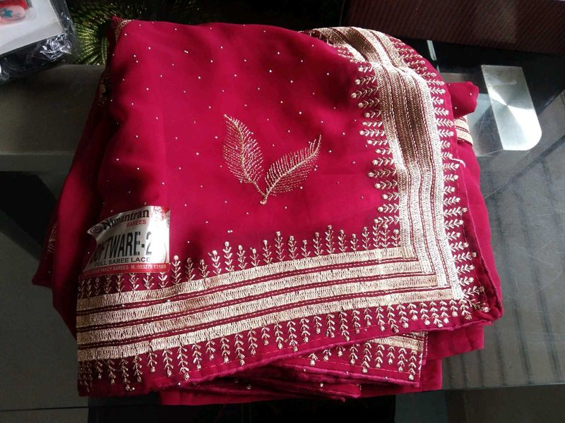 Saree With Blouse Piece