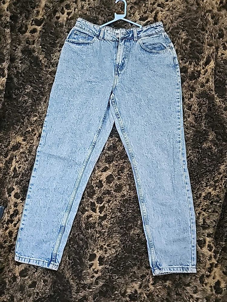 Light Blue High Waist Jeans
