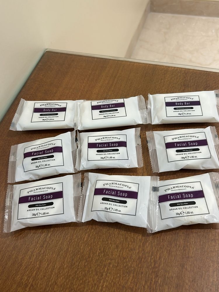 Total 6 Combo-3 Facial Soaps+3 Body Bars