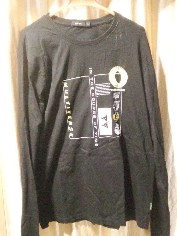 Graphic Print Long Sleeve Tee