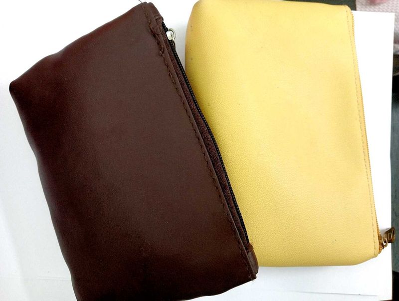 Cosmetic Zippered Pouches