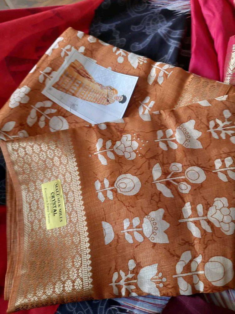 Brand New Saree With Blouse Piece