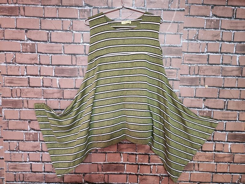 Military Flared Long Top