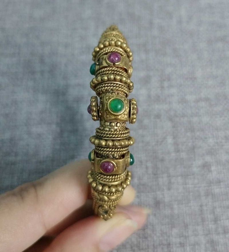 Vintage Gemstone Bangle