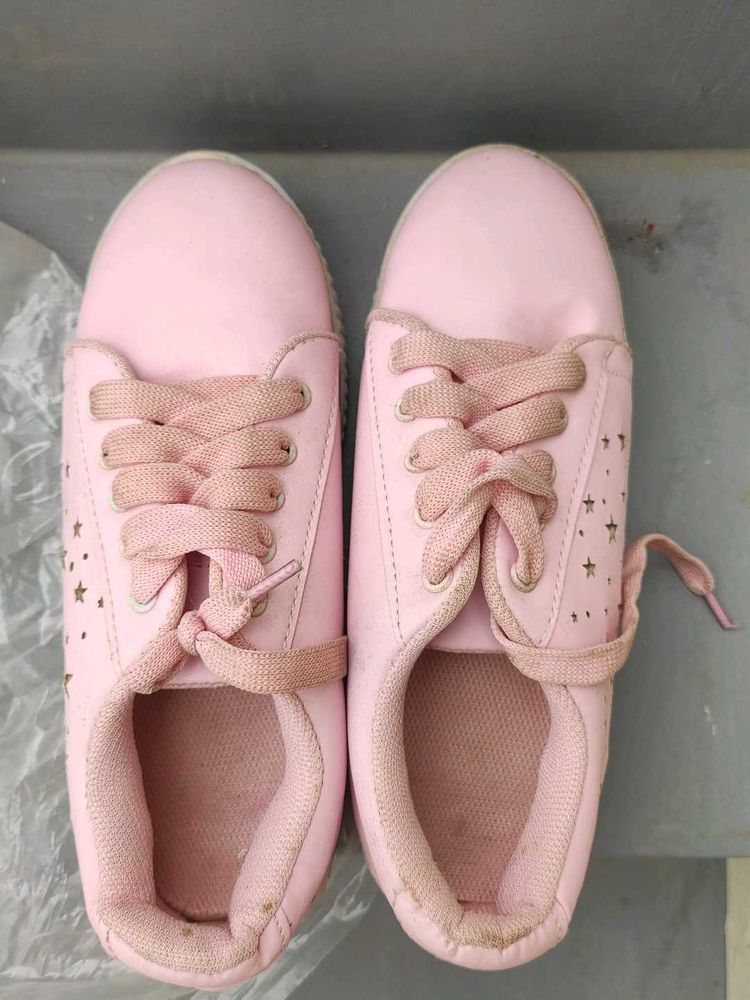 Cute Pink Sneakers